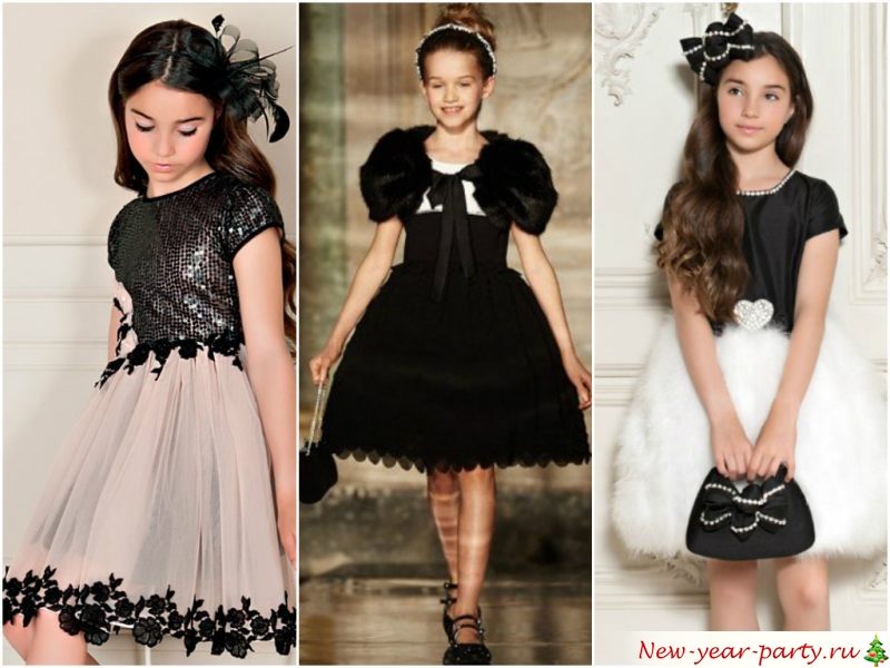 Новогодние платья для девочек, 50 ярких фото 2020 года!